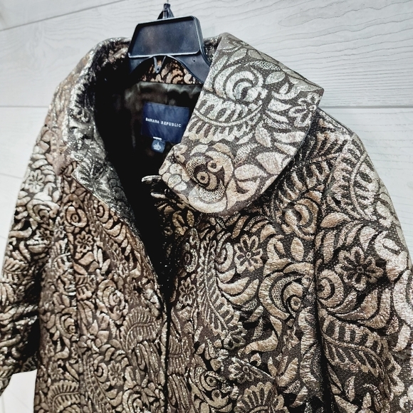 Banana Republic Jacquard Metallic Jacket - Picture 3 of 9